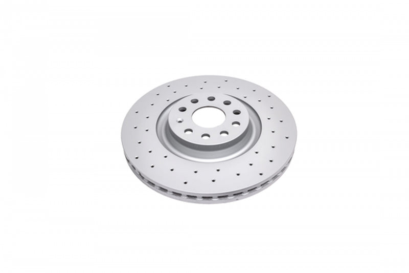 Front Brake Rotors Coated Cross Drilled 340x30mm