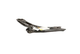 Black metal front lower control arm for Volkswagen and Audi suspension repair.