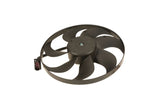 Black automotive radiator fan for Volkswagen Audi Porsche cooling system replacement part