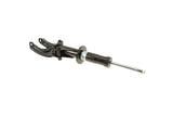 Black front strut assembly for Volkswagen Audi Porsche, featuring mounting bracket and shock absorber shaft