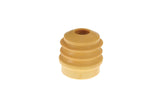 Tan rubber bellows boot for European vehicle suspension or steering components
