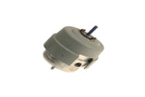 Grey and silver European car engine mount with threaded bolt