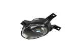 Replacement fog light assembly for European vehicle with black plastic housing
