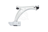 Silver front lower control arm for Volkswagen Audi Porsche, OE replacement suspension part