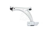 Front lower control arm for VW Audi Porsche, silver metal with black bushings, auto suspension part