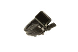Black automotive electric horn component for German vehicle repair.