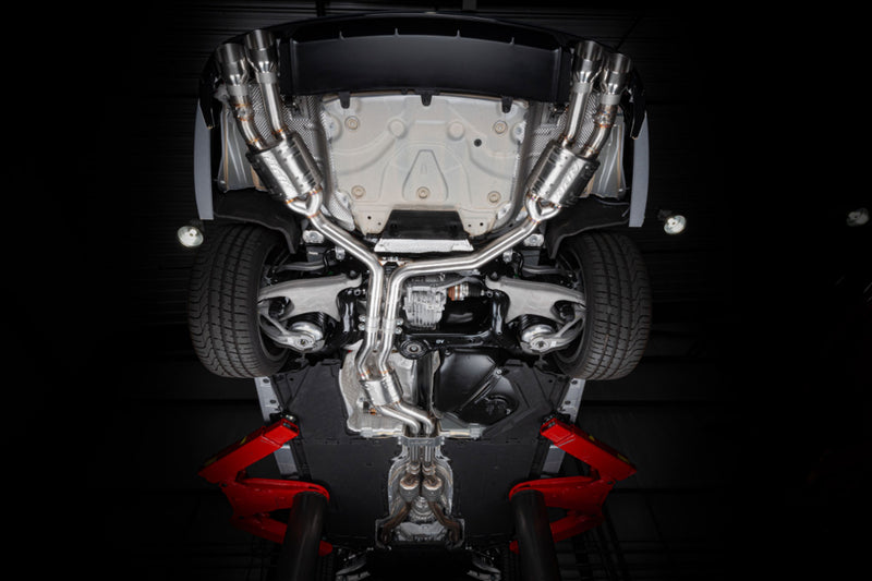 APR Catback Exhaust System with Center Muffler 4.0 TFSI C7 S6 and S7 - CBK0011