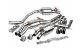 APR Catback Exhaust System with Center Muffler 4.0 TFSI C7 S6 and S7 - CBK0011