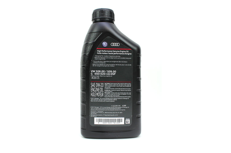High Performance Genuine Engine Oil 0W20 508.00/509.00 (1 Quart)