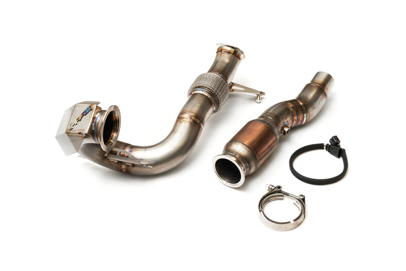 HPA Performance Downpipe FWD W/Cat - HVA-254-STREET