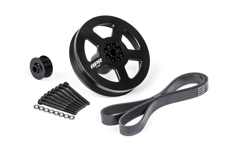 APR 3.0 TFSI Supercharger Drive and Crank Pulley with Belt (Press on) - MS100184