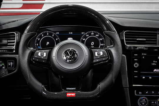 APR Steering Wheel Carbon Fiber & Perforated Leather - MS100202