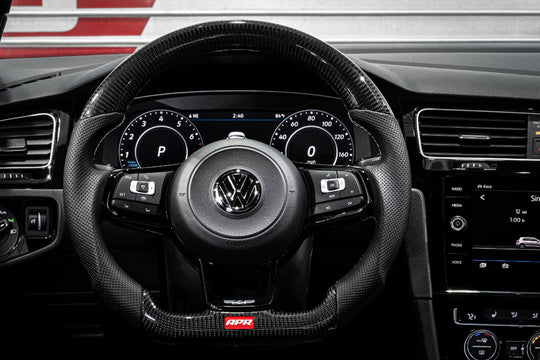 APR Steering Wheel Carbon Fiber & Perforated Leather - MS100206