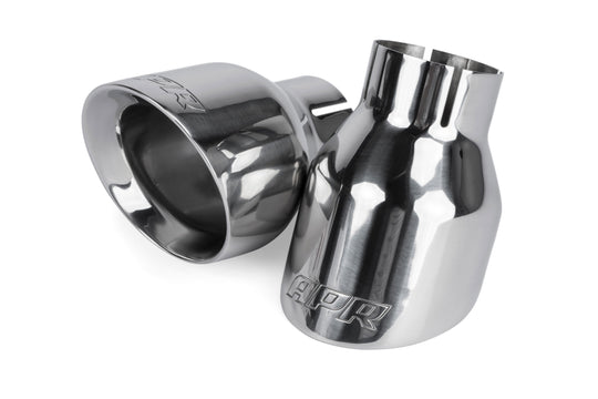APR Double-Walled 4" Slash-Cut Tips Polished -  TPK0001