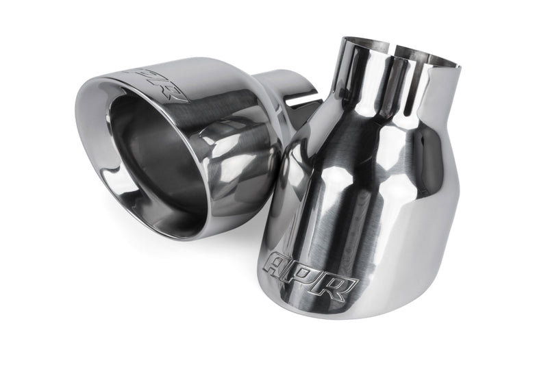 APR Double-Walled 4" Slash-Cut Tips Polished -  TPK0001