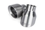 APR Double-Walled 4" Slash-Cut Tips Brushed - TPK0002
