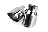 APR Single-Walled 3.5" Slash-Cut Tips Polished Silver - TPK0005
