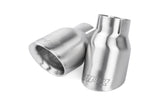 APR Double-Walled 3.5" Slash-Cut Tips Brushed Silver - TPK0007