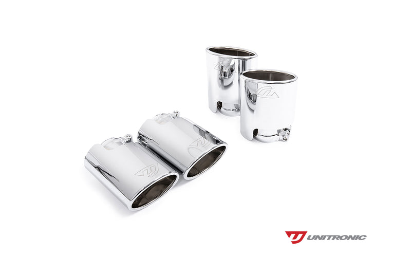 Unitronic Oval Chrome Tips - MK7/7.5 Golf R