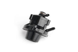 Black automotive vacuum valve for VW Audi Porsche, precision-engineered with hose ports and mounting flange