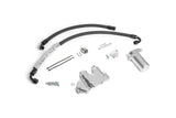 Automotive fuel system component kit with hoses, filter, and mounting hardware.