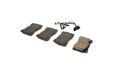 Genuine VW Audi Porsche brake pads with wear sensor, auto parts for European car maintenance