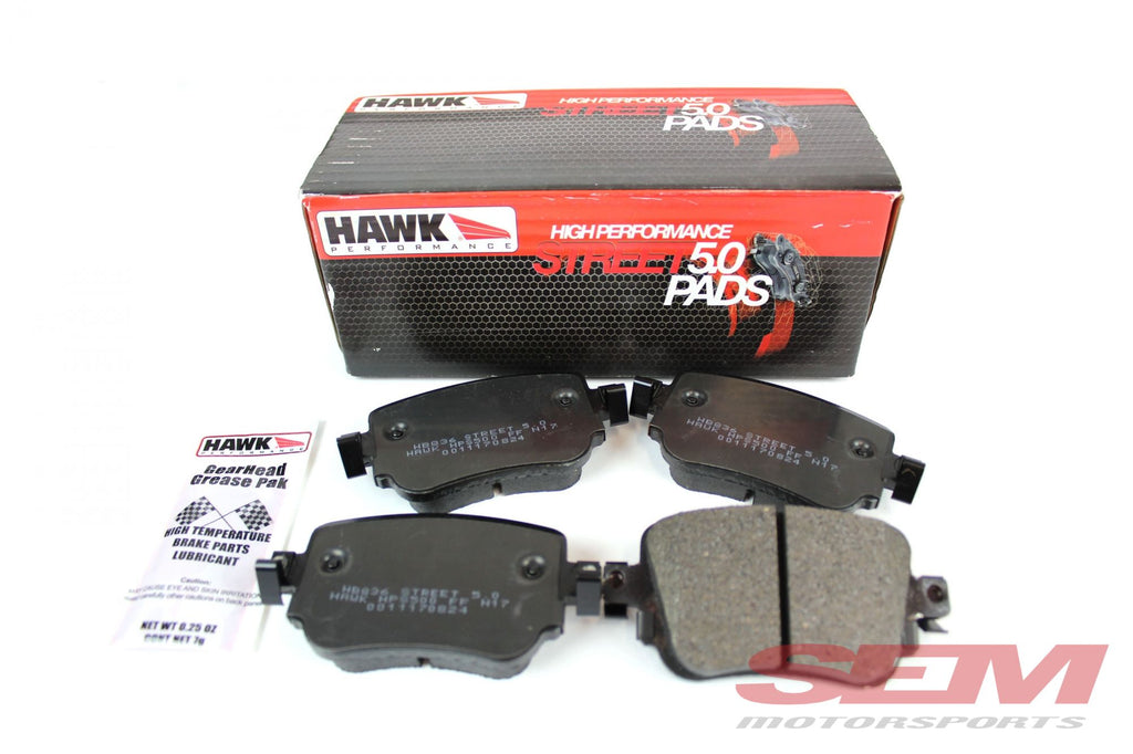 Rear Brake Pads Hawk 5.0 Performance - HB836B.651