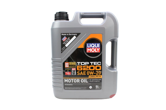 Liqui Moly Top Tech 6200 0W20 Synth Oil (5L) LM20238