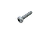 Single silver metal Phillips head screw for German auto parts repair.