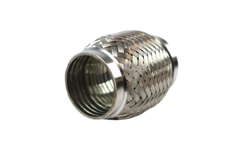 Stainless Exhaust Flex Pipe w/ Interlock Liner 2.25 x 4 Length