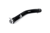 Black performance intake hose with aluminum fitting for VW Audi Porsche