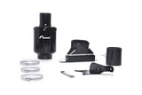 Black performance air intake kit with clamps and mounting hardware for German auto parts.