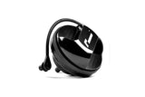 Black VW Audi Porsche oil cap with integrated dipstick, genuine European auto part for maintenance