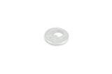Silver metal flat washer for German auto parts repair and maintenance